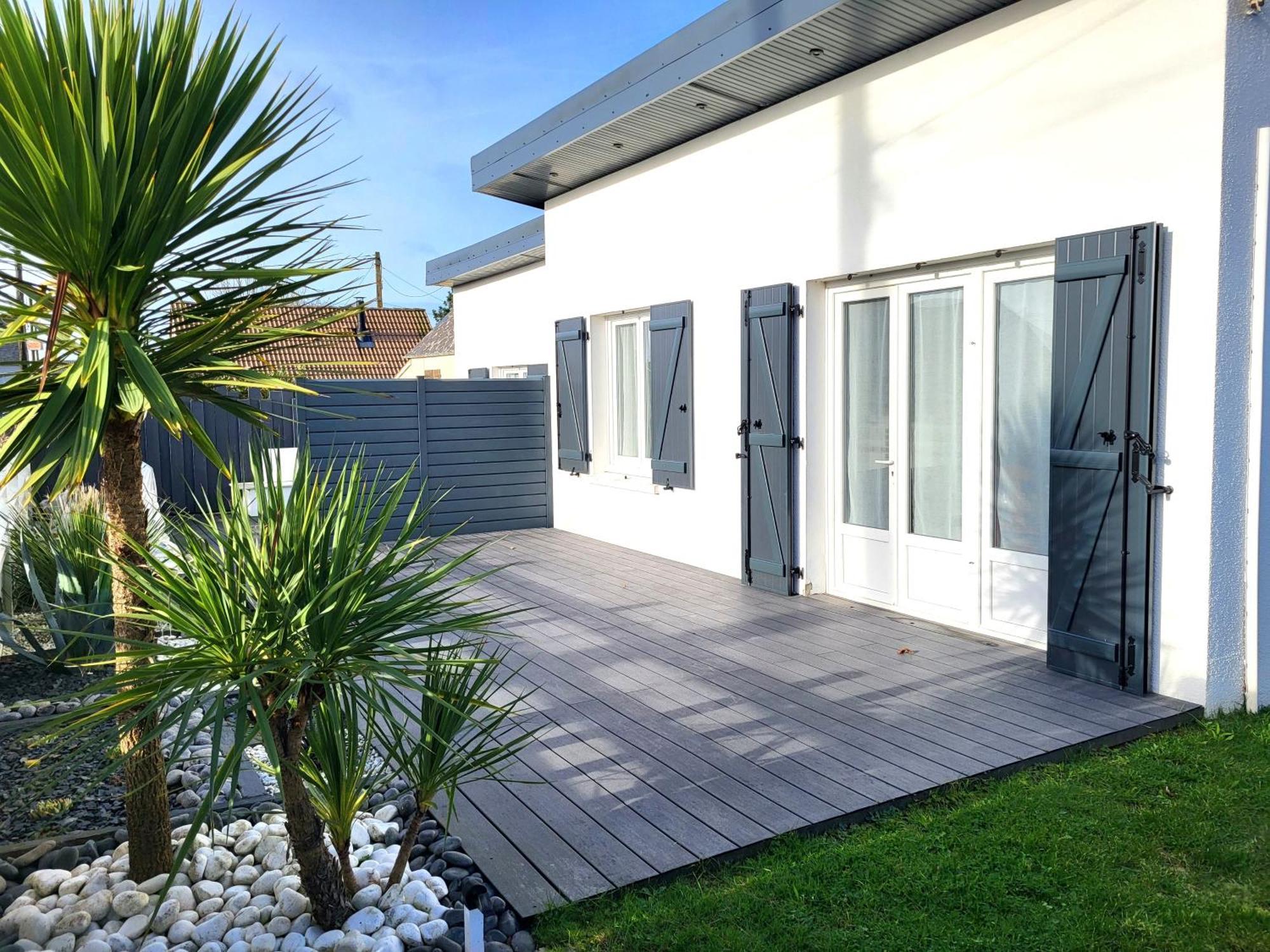 La Villa Kikifil, Bord De Mer Saint-Germain-sur-Ay Eksteriør bilde