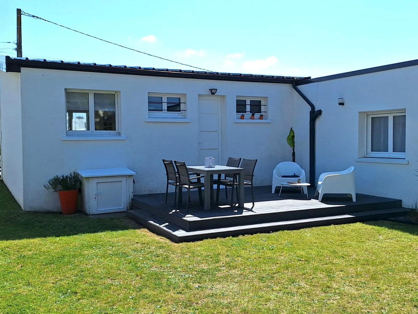 La Villa Kikifil, Bord De Mer Saint-Germain-sur-Ay Eksteriør bilde